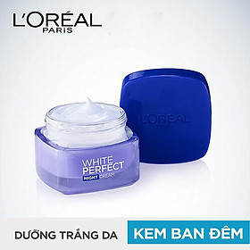 Kem Dưỡng Trắng Da Ban Đêm L'Oreal White Perfect 50ml