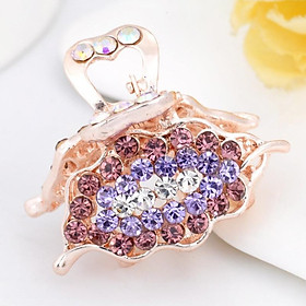 Kẹp tóc đính đá  - kẹp tóc đỉnh - kép tóc hình chiếc lá nhiều màu lựa chọn