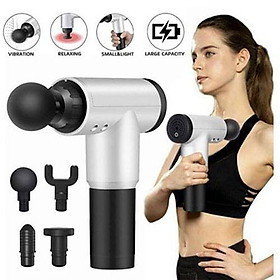 Máy massage toàn thân cầm tay Fascial Gun KH-320 giảm đau nhức mõi vai gáy