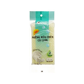 Mua BỘ 2 MIẾNG RỬA CHÉN KHÔNG TRẦY XƯỚC  CÓ LƯỚI BHX OKS-1582