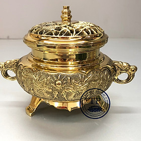 Mua Lư Xông Trầm Đồng Hai mặt TM12176