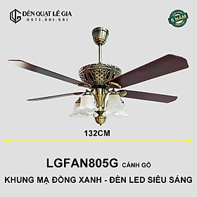 Mua Quạt Trần Tân Cổ Điển LGFAN805G | Quạt Trần Trang Trí