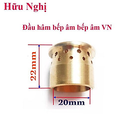 Đầu hâm bếp gas âm phổ thông fi20mm( lòng trong )