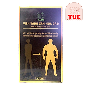 Mua Combo 2 Hộp Viên Uống Tăng Cân Hoa Bảo( Hộp 22 Viên) Giúp Ăn Ngon  Ngủ Ngon  Tăng Cân An Toàn
