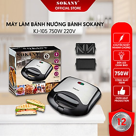 Mua Máy Làm Bánh Nướng Bánh Sokany KJ-105 750W 220V Bảo Hàng 12 Tháng - Hàng chính hãng