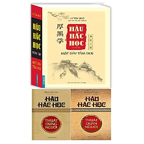 Nơi bán Combo: Hậu Hắc Học - Thuật Quản Người + Hậu Hắc Học - Thuật Dùng Người+Hậu Hắc Học toàn tập - Mặt dày tâm đen (bìa mềm) - Giá Từ -1đ