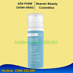 Kem dưỡng ẩm cho da nhạy cảm và lão hóa Paula's Choice RESIST Anti Aging Clear Skin Hydrator 50ml