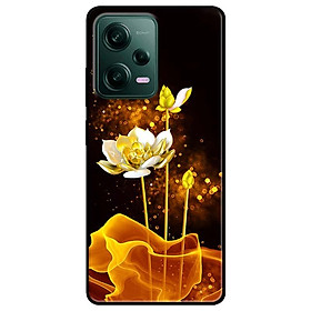 Ốp lưng dành cho Redmi Note 12 - Redmi Note 12 Pro - Redmi Note 12 Pro 5G - Sen Trắng Vàng 1 - Hàng Chính Hãng