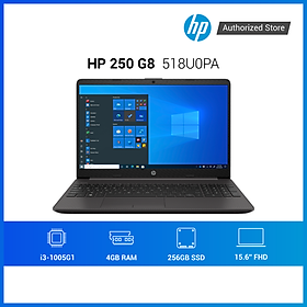 Mua Laptop HP 250 G8 518U0PA i3-1005G1 | 4GB | 256GB | Intel UHD | 15.6 inch FHD | Win 10 - Hàng chính hãng