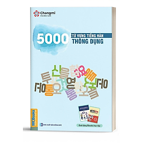 5000 từ vựng tiếng hàn thông dụng - bản quyền