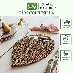 Mua Thảm Cói Trải Sàn Hình Lá Trang Trí Decor Nhà Cửa Chụp Ảnh Cực Xinh