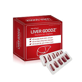 Viên bổ gan LIVER GOODz 50 viên (Mới) - Bổ gan, Mát gan, Giải độc, Tăng cường chức năng gan, Bảo vệ tế bào gan