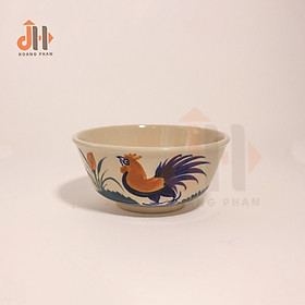 Mua  Bữa cơm Thuần Việt  Bộ 10 bát gốm dùng món nước họa tiết gà trống Nam Bộ