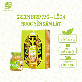 Nước Yến Và Sâm Lát Green Bird Tăng Sức Đề Kháng Hũ 72g