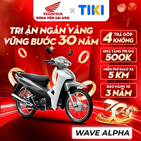 Xe Máy Honda Wave Alpha Phiên Bản Cổ Điển 2024