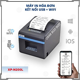 Máy In Hóa Đơn WIFI Xprinter XP- N200L Dùng Cho Điện Thoại - Hàng nhập khẩu