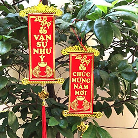 Mua Khánh treo cây đào  liễng trang trí Tết liễng vải