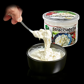 Phô Mai Stracciatella Tươi 200g Nhân Burrata