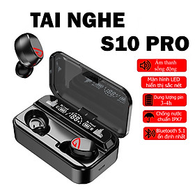 Tai nghe bluetooth gaming S10, cảm ứng, hỗ trợ đàm thoại, nghe nhạc