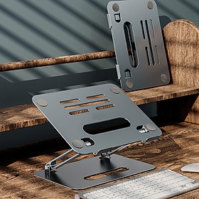 Mua Giá đỡ laptop stand nhôm chỉnh độ cao chống mỏi gai váy cho laptop và máy tính bảng P43 Vu Studio - Hàng chính hãng