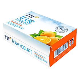 Thùng Sữa Chua Uống Tiệt Trùng Hương Cam Tự Nhiên TH True Yogurt (180ml x 48 Hộp)