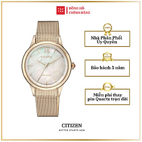 Đồng hồ Nữ Citizen Eco-Drive EM0813-86Y 32.5mm