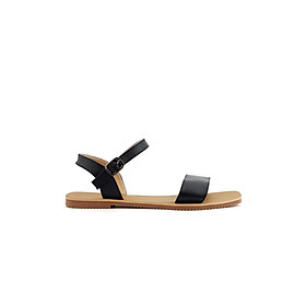 Sandal nữ 2 quai da siêu mềm, sandal quai hậu đế bệt pabno pn15002