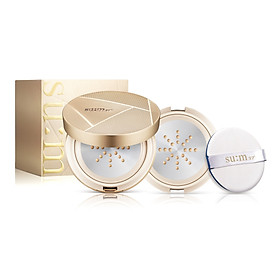 Phấn nước kiểm soát nhờn Su:m37 Air Rising TF Glow Cover Metal Cushion SPF50+/PA+++ 15g*2
