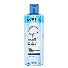 Nước Tẩy Trang L'Oreal 3 In 1 Micellar Làm Sạch Sâu (400ml)