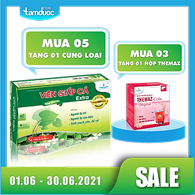 Viên Giấp Cá Extra - hỗ trợ điều trị Trĩ, táo bón