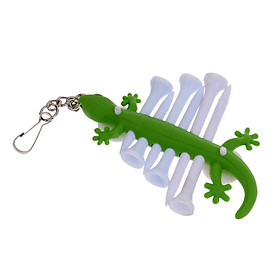 Golf Tee Holder with Tees Golf Key Chain