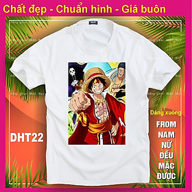 áo thun Đảo hải tặc 22 One Piece, Monkey D. Luffy , phông đẹp, in hình, bao đổi trả