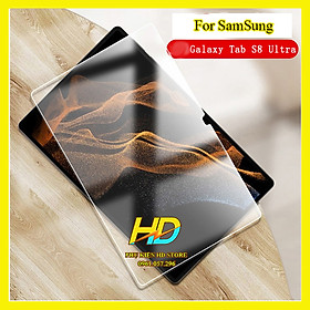 Dán màn Hình Kính Cường Lực Cho SamSung Tab S8 Ultra Chính Hãng Glass Pro Chống Vỡ, Chống Xước, Chống Va Đập, Đỡ Vân Tay, Độ Cứng 9H - Hàng Chính Hãng