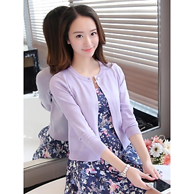 Áo Len Nữ Áo Cardigan Áo Khoác Nhẹ MAY_ALN025 MayHomes - Tím