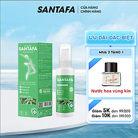 Sữa vệ sinh phụ nữ Santafa Làm sạch nhẹ nhàng, kháng khuẩn, chăm sóc và bảo vệ, đem lại cảm giác tự tin, thoải mái với hương nước hoa Chai 100ml