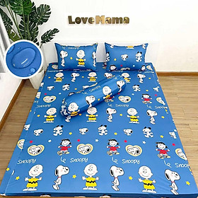 Ga chống thấm Cotton Snoopy không sột soạt, không nóng, mềm mại thoáng mát