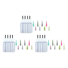 30ml  Pigment Glue Oil Syringe Bottles Precision Needle Tips Set