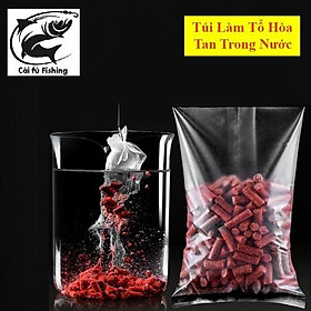 Túi Đựng Mồi Câu Cá Tự Hòa Tan Trong Nước gồm 50 túi