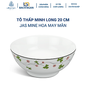 Mua Tô thấp Minh Long 20 cm Jasmine Hoa May Mắn - Bằng sứ  Hàng Đẹp  Cao Cấp  Dùng Trong Gia Đình  Đãi Khách  Tặng Quà Tân Gia