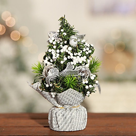 Mua Cây thông Noel mini để bàn cao 20cm trang trí Giáng sinh