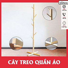 Mua Cây Treo Quần Áo Đứng Gỗ Thông Móc Quần Áo Gỗ Thiết Kế Lắp Ráp Hiện Đại