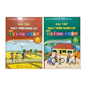 Sách - Combo Bài tập phát triển năng lực môn Tiếng Việt Lớp 1 (Tập 1+tập 2)