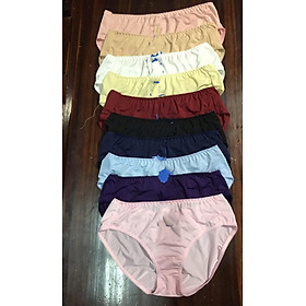 Set 10 quần lót nữ BIG SIZE dành cho người mập béo  Thun lạnh Cạp cao Hàng Việt Nam(Từ 65kg đến 90kg) 
