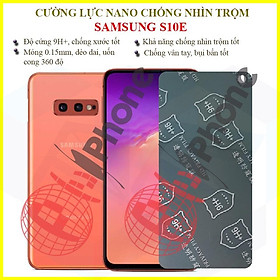 Dán chống nhìn trộm dành cho  Samsung S10e - Dán cường lực dẻo nano 9H+