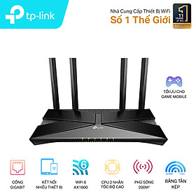 Mua Bộ Phát Wifi 6 TP-Link Archer AX23 (Chuẩn AX/ AX1800Mbps/ 4 Ăng-Ten Ngoài/ Wifi Mesh/ 35 User)- hàng chính hãng