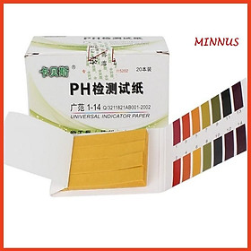 Hình ảnh Giấy Quỳ Tím Thử Độ pH Thang Đo Từ 1 Đến 14 - 80 miếng kèm bảng màu