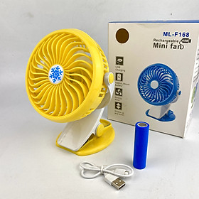Mua Quạt Kẹp Mini Gutek F168  3 Chế Độ Gió  Có Thể Dùng Để Bàn  Kẹp Bàn Hoặc Nôi Em Bé  Dung Lượng Pin Lớn  Sử Dụng Được Trong Nhiều Giờ  Tích Hợp Cáp Sạc Pin Tích Điện USB Dễ Dàng Sạc Bằng Laptop  Pin dự phòng  CPU ...  Nhiều màu sắc