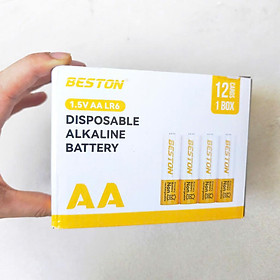 Hộp 48 Pin kiềm Beston Alkaline AA AAA 1.5V cho Micro karaoke, đồ chơi , điều khiển