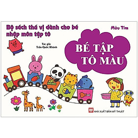 Sách Màu Tím - Bé Tập Tô Màu