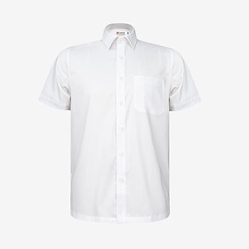 Áo sơ mi nam KHATOCO Tailor Fit ngắn tay A1MN498T2-CNTR757-2704-N
